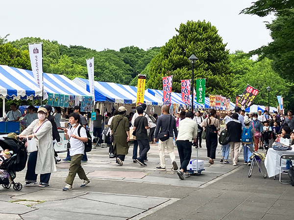 お祭りを楽しむ人々