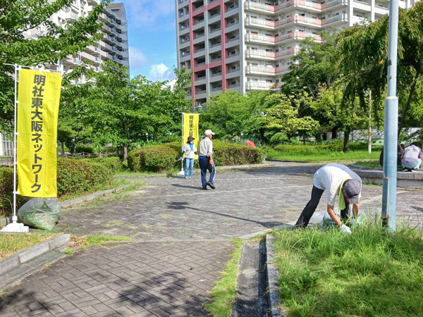 明社東大阪ネットワークのぼり